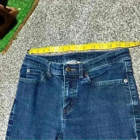 Duluth Trading Co. Womens Blue Denim Mid Rise Skinny Blue Jeans 4X29 See Note - Picture 5 of 10
